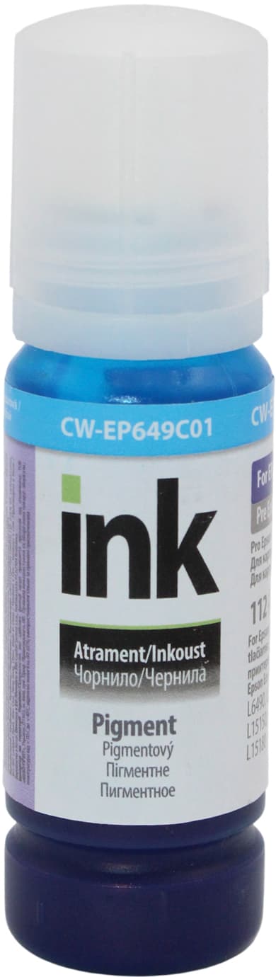 Чорнило ColorWay Epson №L-6490/L65XX/L11160/L15150/L15160/L15180 70мл cyan pigm. — купити | Канцелярський Сад