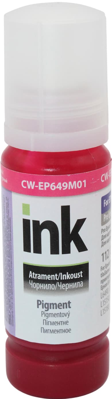 Чорнило ColorWay Epson №L-6490/L65XX/L11160/L15150/L15160/L15180 70мл magenta pigm. — купити | Канцелярський Сад