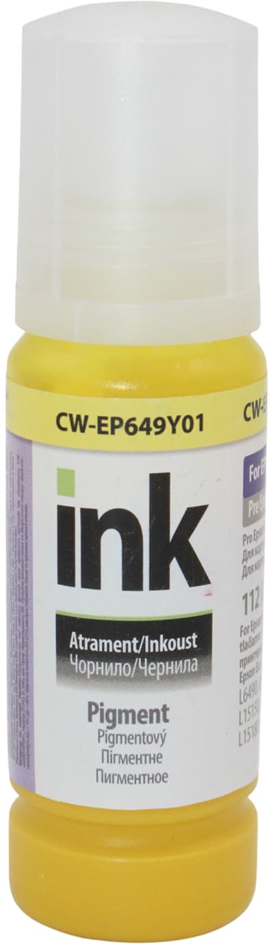Чорнило ColorWay Epson №L-6490/L65XX/L11160/L15150/L15160/L15180 70мл yellow pigm. — купити | Канцелярський Сад