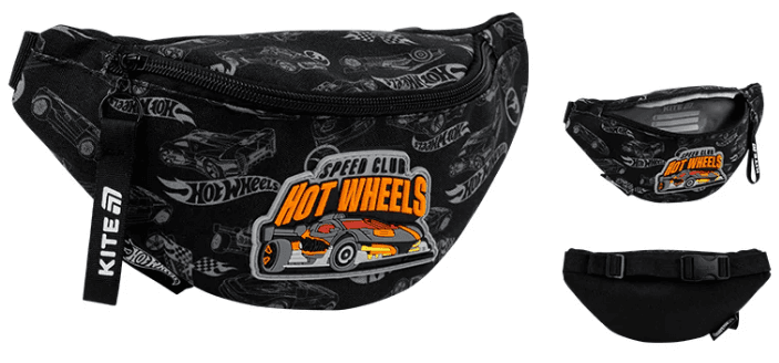 Сумка на пояс "Kite" Kids Hot Wheels 1від. №HW26-2577 — купити | Канцелярський Сад