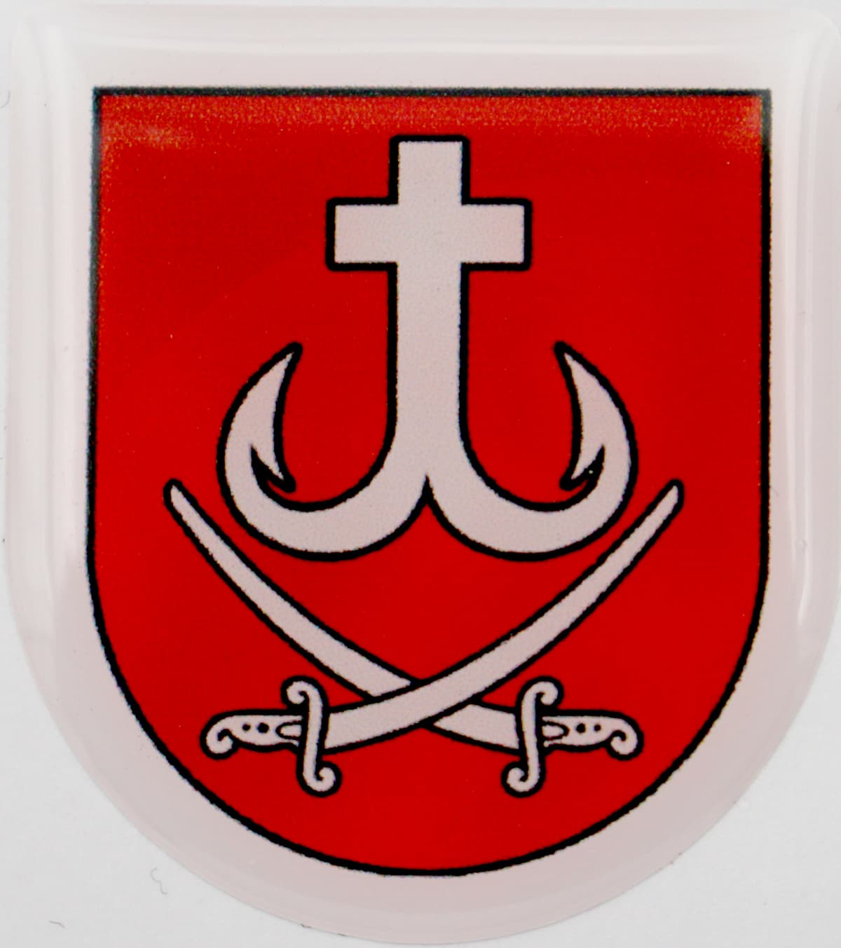 Об'ємна наклейка №1 "Герб Вінниці старий" 32х36мм/НСВ — купити | Канцелярський Сад
