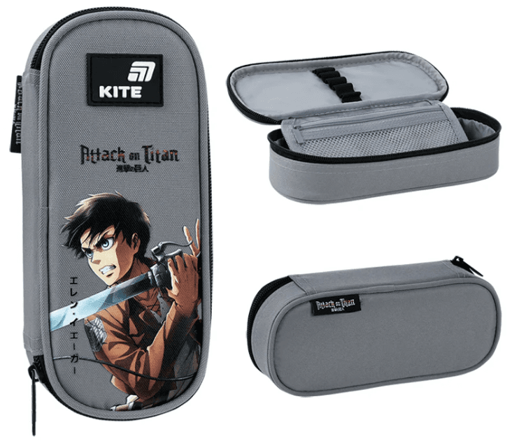 Пенал "Kite" Attack on Titan 1від. №AT26-599 — купити | Канцелярський Сад