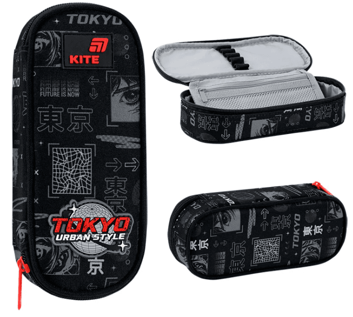 Пенал "Kite" Tokyo 1від. №K26-599-18 — купити | Канцелярський Сад