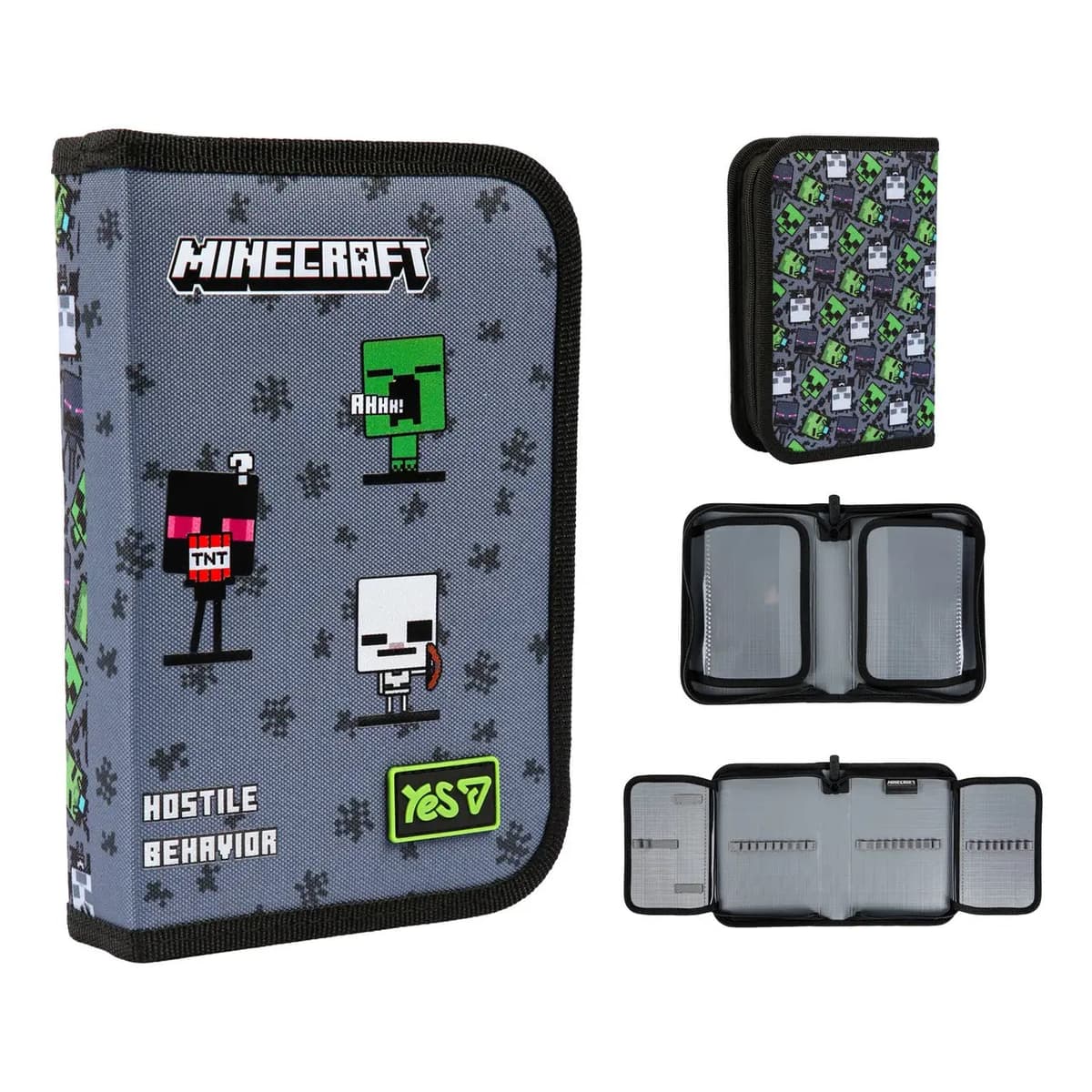Пенал "Yes" Minecraft Reality тв.,одинар.,2клап. №HP-04/533744/Р-26 — купити | Канцелярський Сад