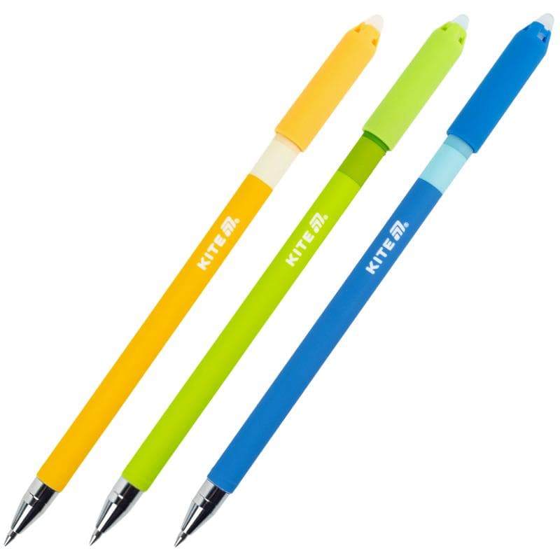 Ручка гел. "Kite" №K26-350-2 Color "пиши-стирай" 0,5мм синя — купити | Канцелярський Сад