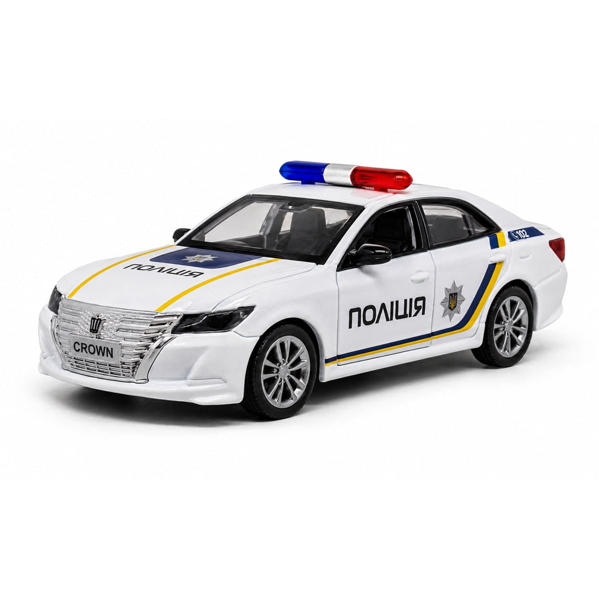 Автомодель "Toyota Crown. Поліція" №KM260418P/КіддіСвіт — фото товару | Канцелярський Сад