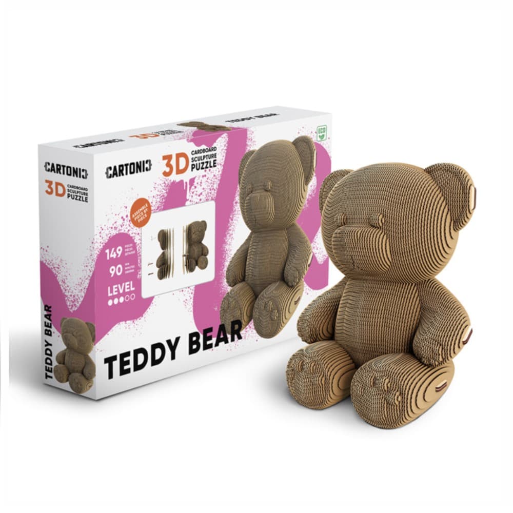 Пазли 3D "Cartonic" TEDDY BEAR — купити | Канцелярський Сад