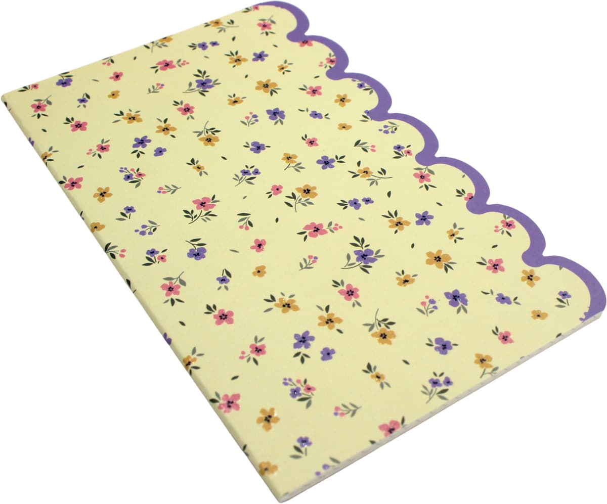 Блокнот А5 32арк. кліт. тв. обкл. "Pastel Blossom" жовтий №BM.24822105.3/Buromax — фото 8