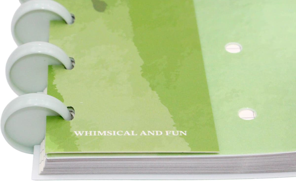 Блокнот пруж. А5 80арк. кліт. пласт. обкл. зелений "Diy Fun" 6аксес. №ZB.12201.4/Zibi — фото 5