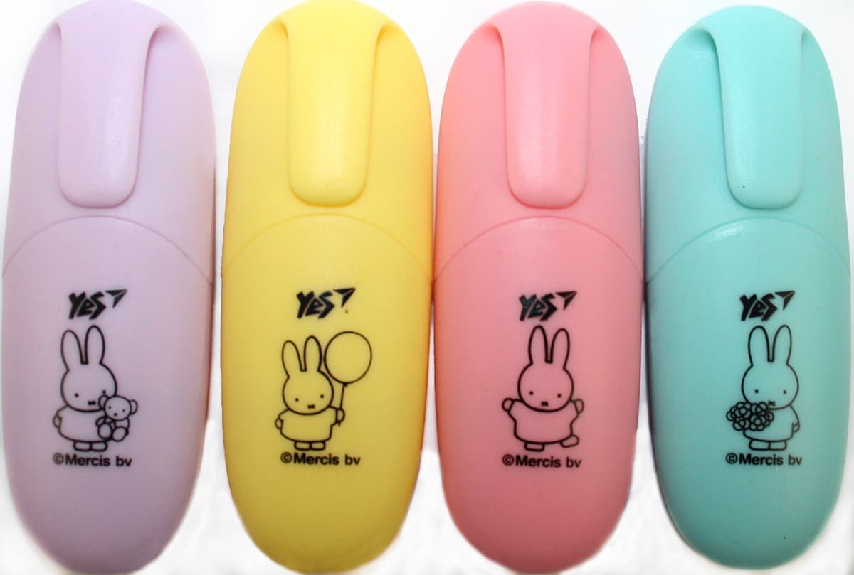 Набір текстмаркерів "Yes" Miffy 4шт №391093 — фото 6