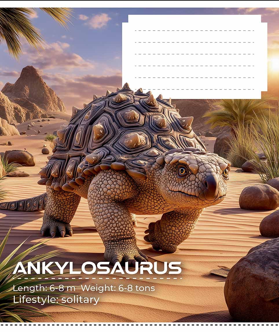 Зошит 24арк. кліт. Школярик "Dinosaurs" ВД-лак №024-3753K — фото 5