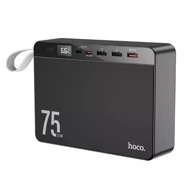 УМБ Hoco Power Bank 75000mAh 22.5W швидка зярядка black №J94 — купити | Канцелярський Сад