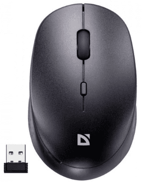 Мишка BT Defender Auris MB-027 "безшумна" (1600dpi) black №52027 — купити | Канцелярський Сад