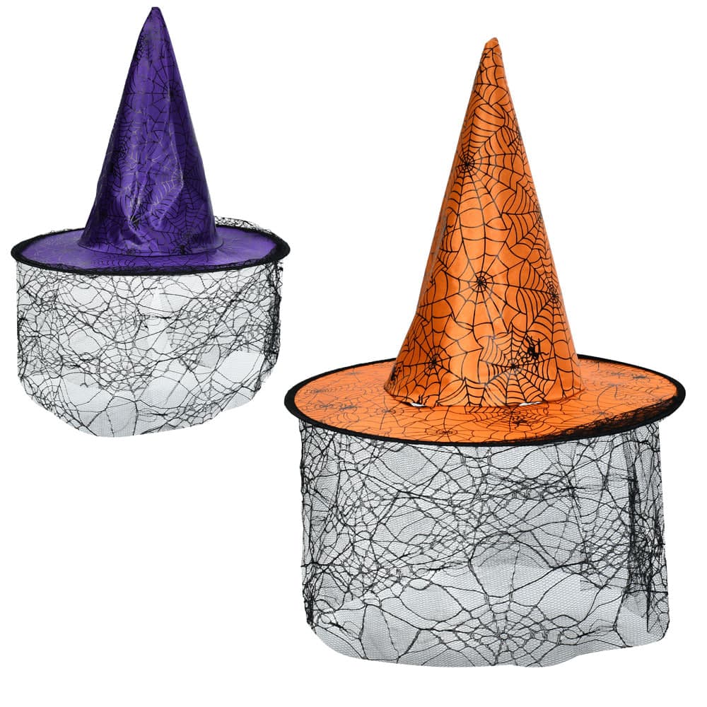 Аксес. для свята :капелюх 38х38х38см(складний),сітка Хелловін/Halloween №MK 5760 — фото товару | Канцелярський Сад