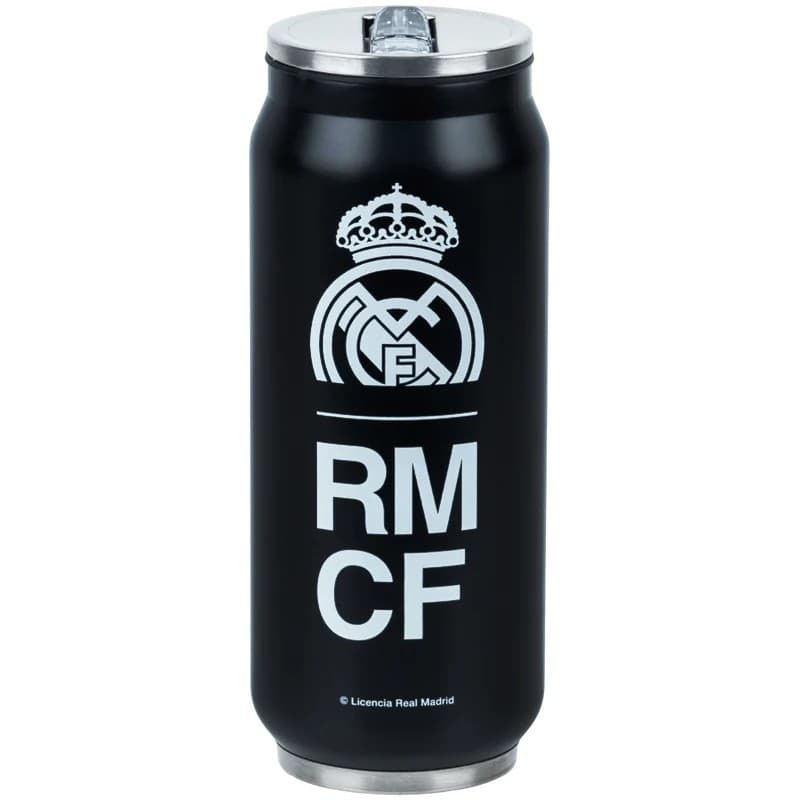 Термочашка метал. з трубочкою 0,5л "Kite" FC Real Madrid №RL26-1264 — фото товару | Канцелярський Сад