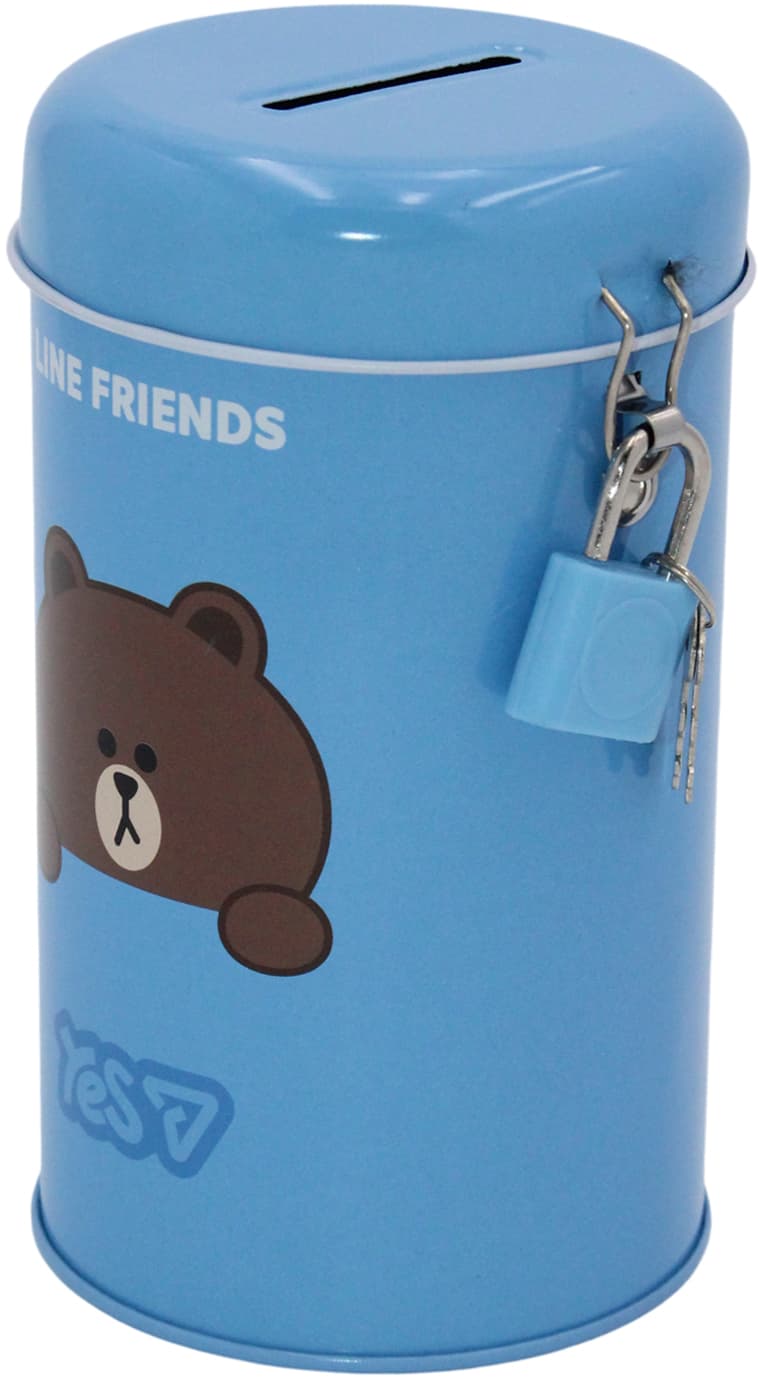Скарбничка метал. "Yes" Line Friends 13х7,6см №708941 — фото 6