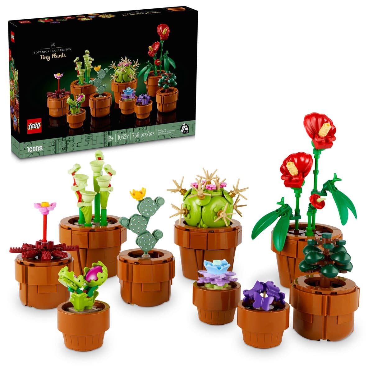 Конструктор "LEGO" Icons Мініатюрні рослини №10329 — фото 5