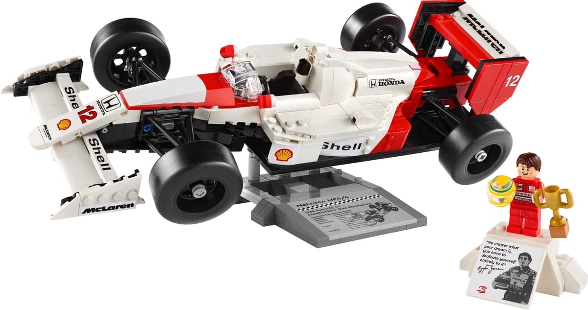 Конструктор "LEGO" Icons McLaren MP4/4 і Айртон Сенна №10330 — фото 3