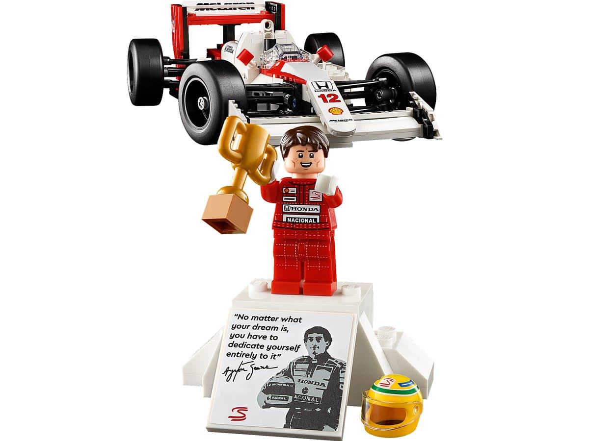 Конструктор "LEGO" Icons McLaren MP4/4 і Айртон Сенна №10330 — фото 5
