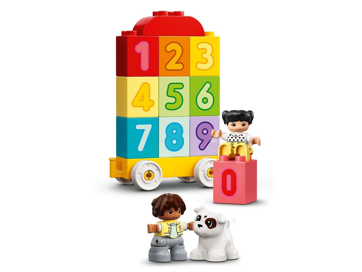 Конструктор "LEGO" DUPLO Потяг із цифрами - вчимося рахувати 1-2+ №10954 — фото 7