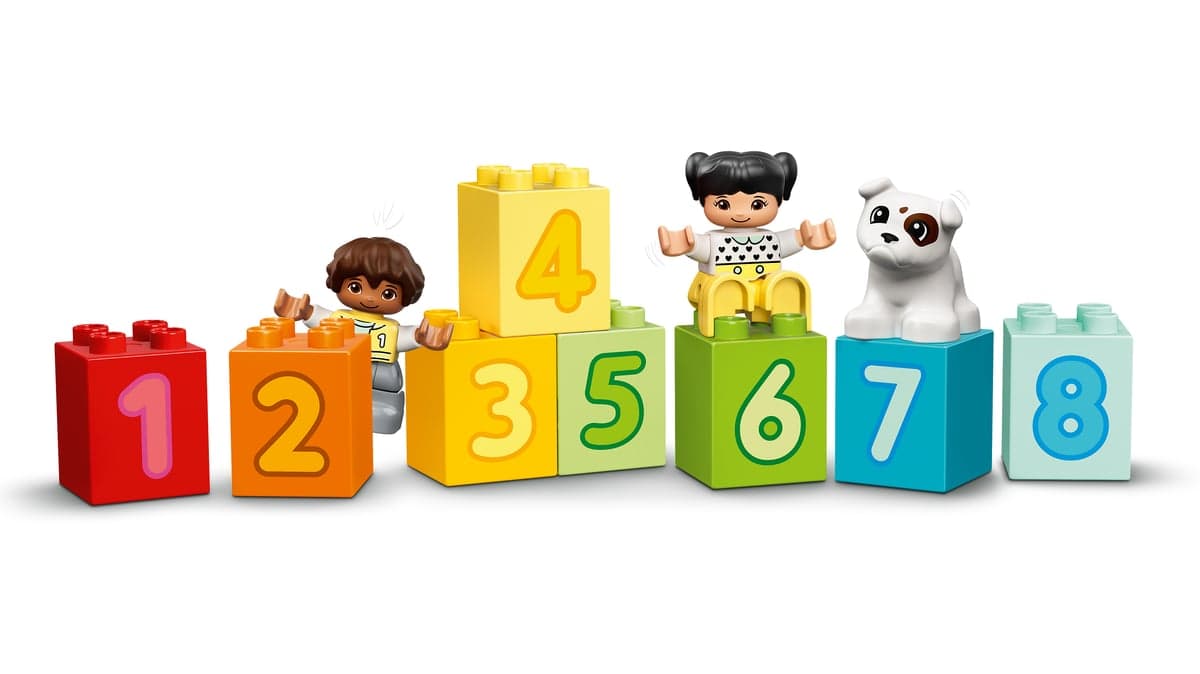 Конструктор "LEGO" DUPLO Потяг із цифрами - вчимося рахувати 1-2+ №10954 — фото 8