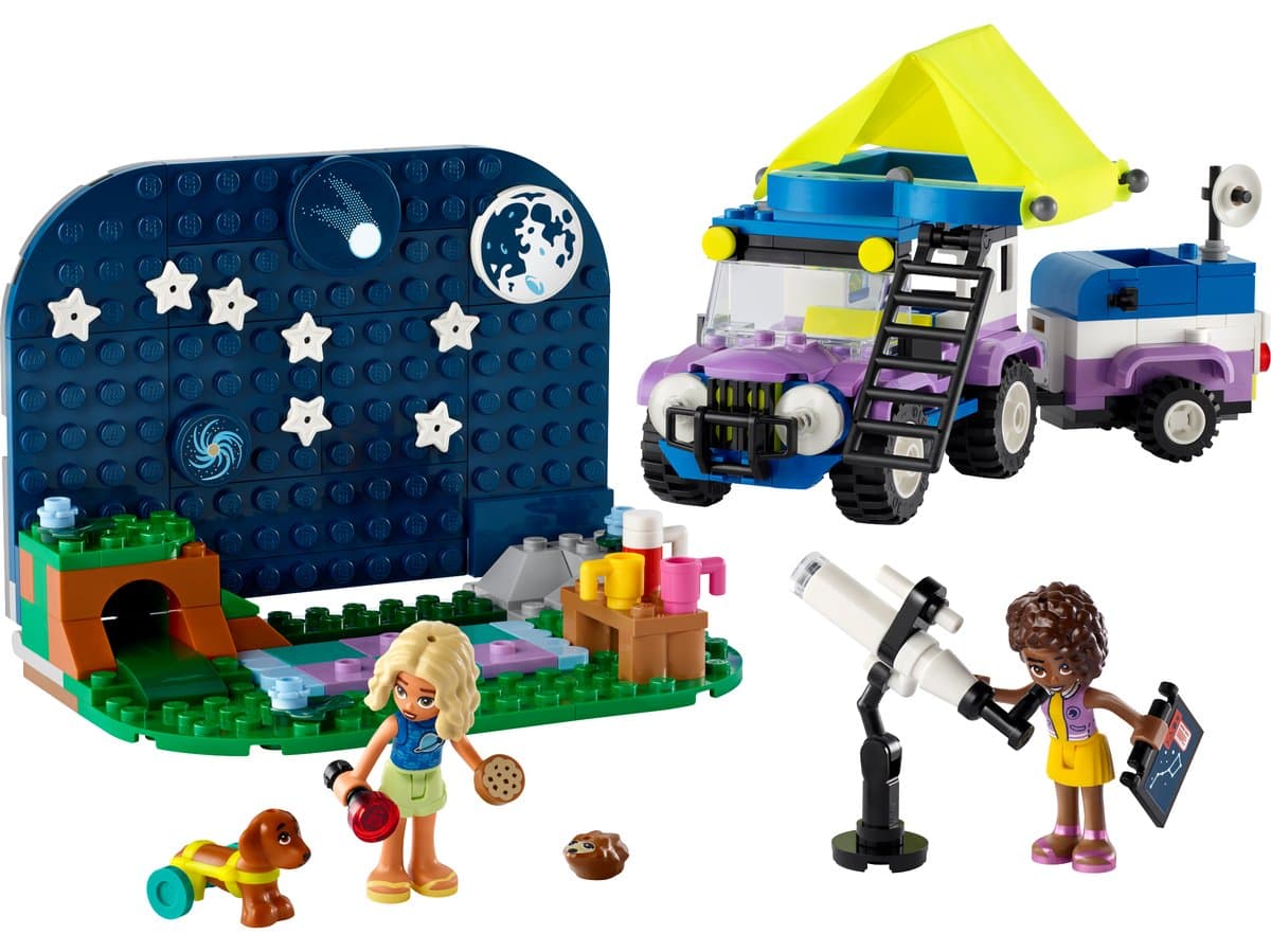 Конструктор "LEGO" Friends Кемпінговий автомобіль для спостереження за зірками №42603 — фото 4