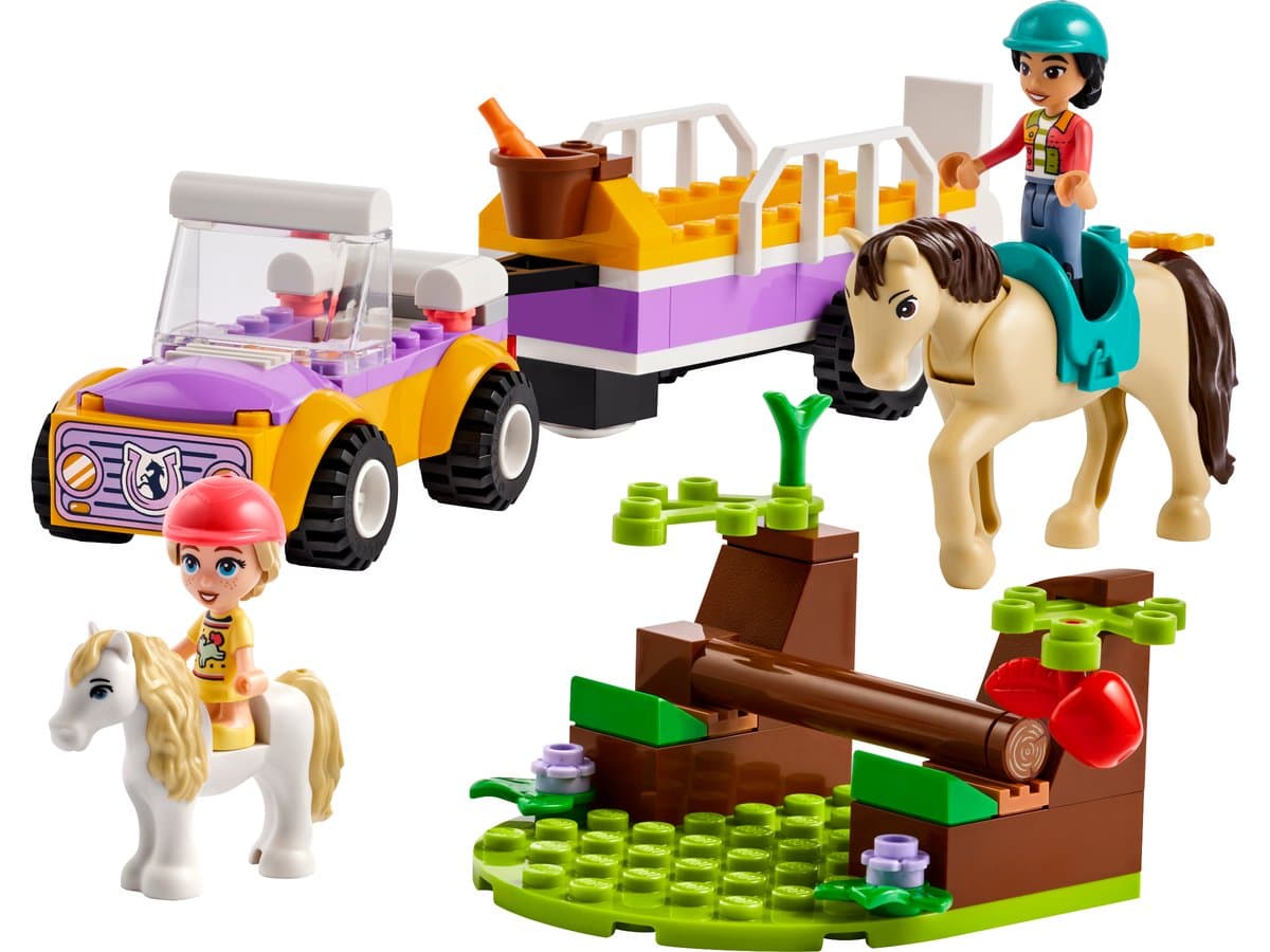 Конструктор "LEGO" Friends Причіп для коня й поні 105 дет. №42634 — фото 3