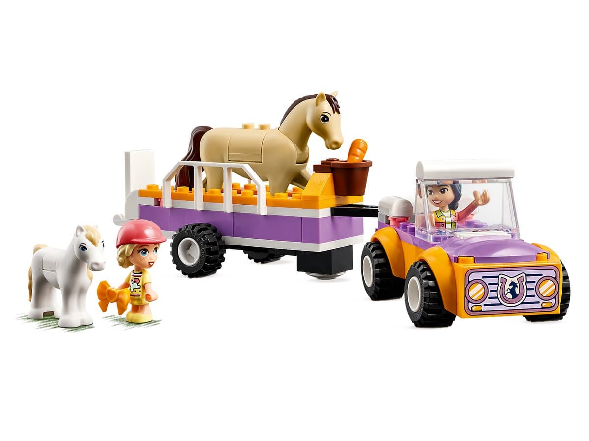 Конструктор "LEGO" Friends Причіп для коня й поні 105 дет. №42634 — фото 5