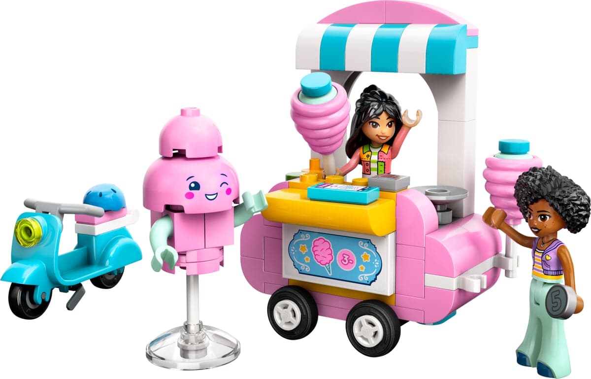 Конструктор "LEGO" Friends Ятка із солодкою ватою та скутер №42643 — фото 4