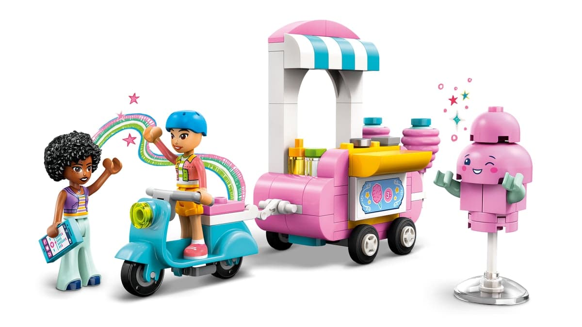 Конструктор "LEGO" Friends Ятка із солодкою ватою та скутер №42643 — фото 6