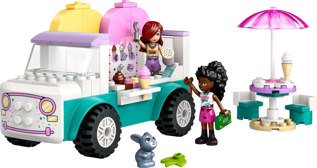 Конструктор "LEGO" Friends Хартлейк-Сіті. Фургон із морозивом №42644 — фото 4