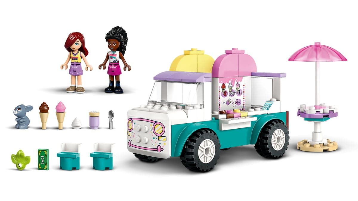Конструктор "LEGO" Friends Хартлейк-Сіті. Фургон із морозивом №42644 — фото 6
