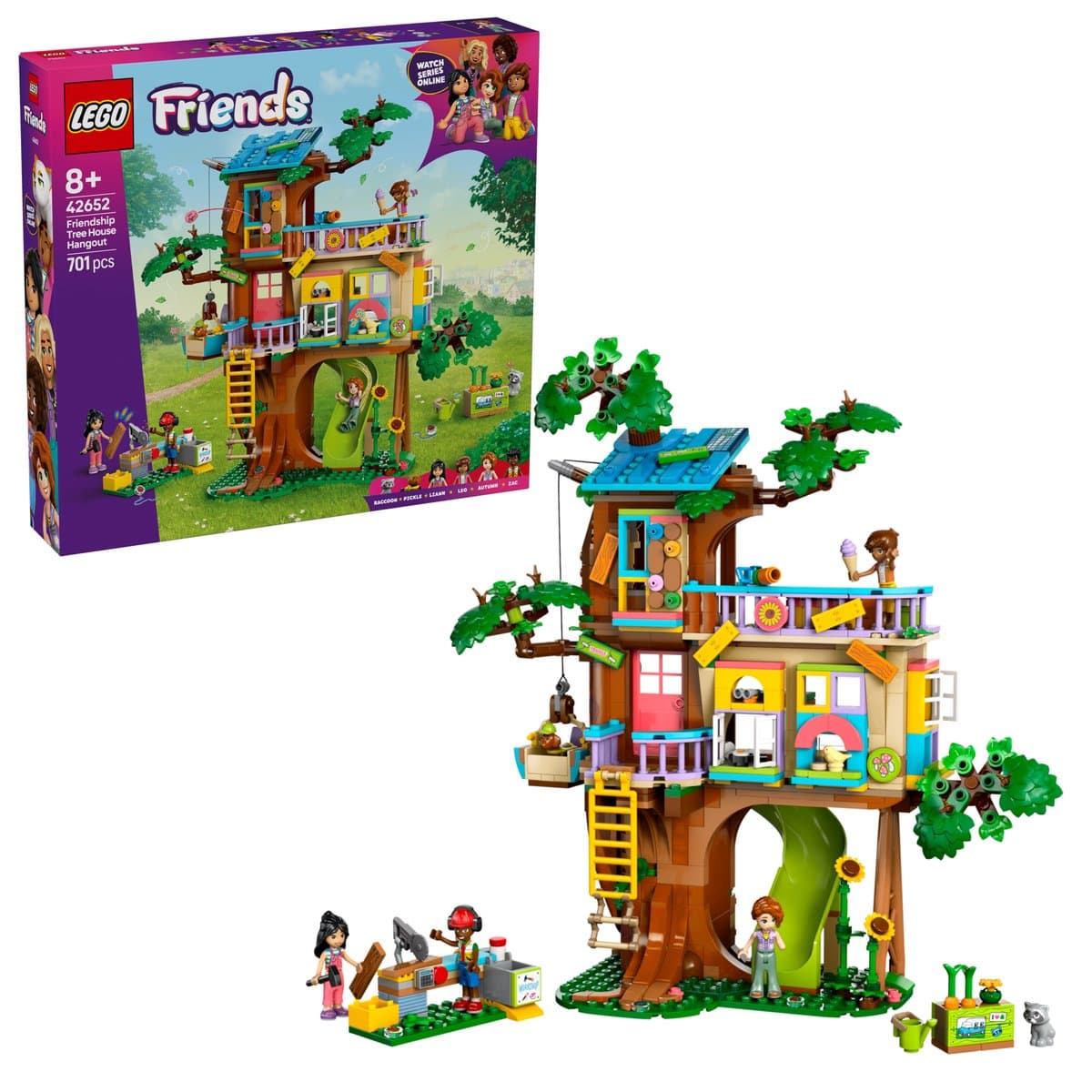 Конструктор "LEGO" Friends Тусовка у будиночку дружби на дереві №42652 — фото 4