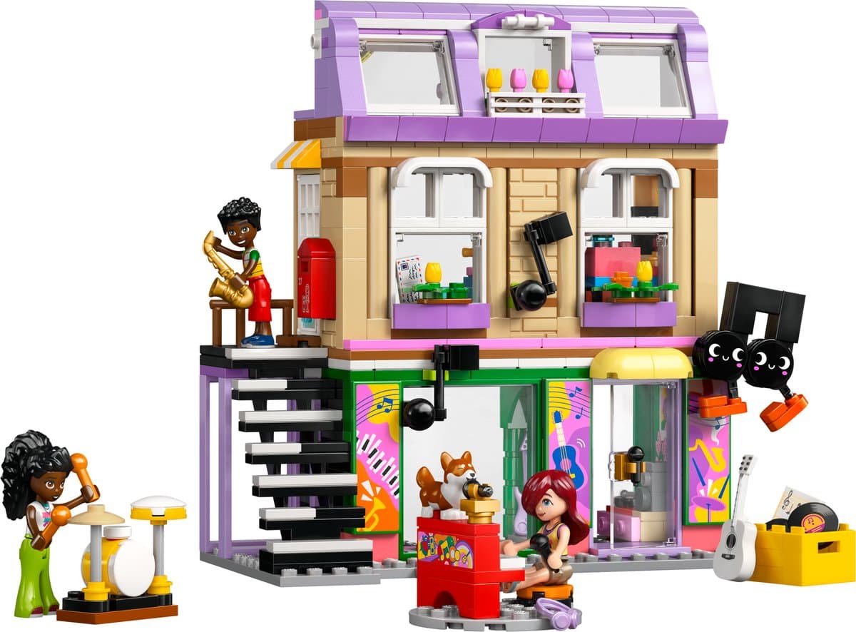Конструктор "LEGO" Friends Музична крамниця і квартира №42653 — фото 3