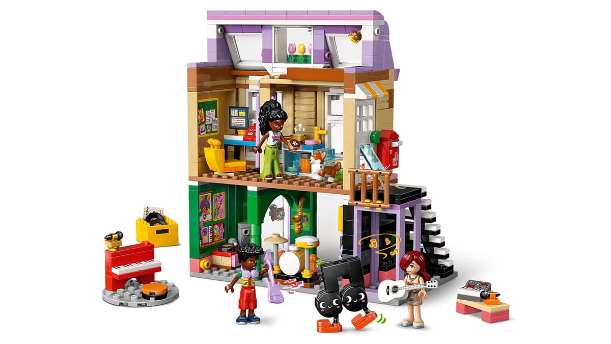 Конструктор "LEGO" Friends Музична крамниця і квартира №42653 — фото 5