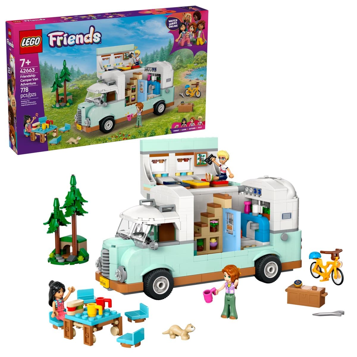 Конструктор "LEGO" Friends Пригоди на фургоні дружби №42663 — фото 5