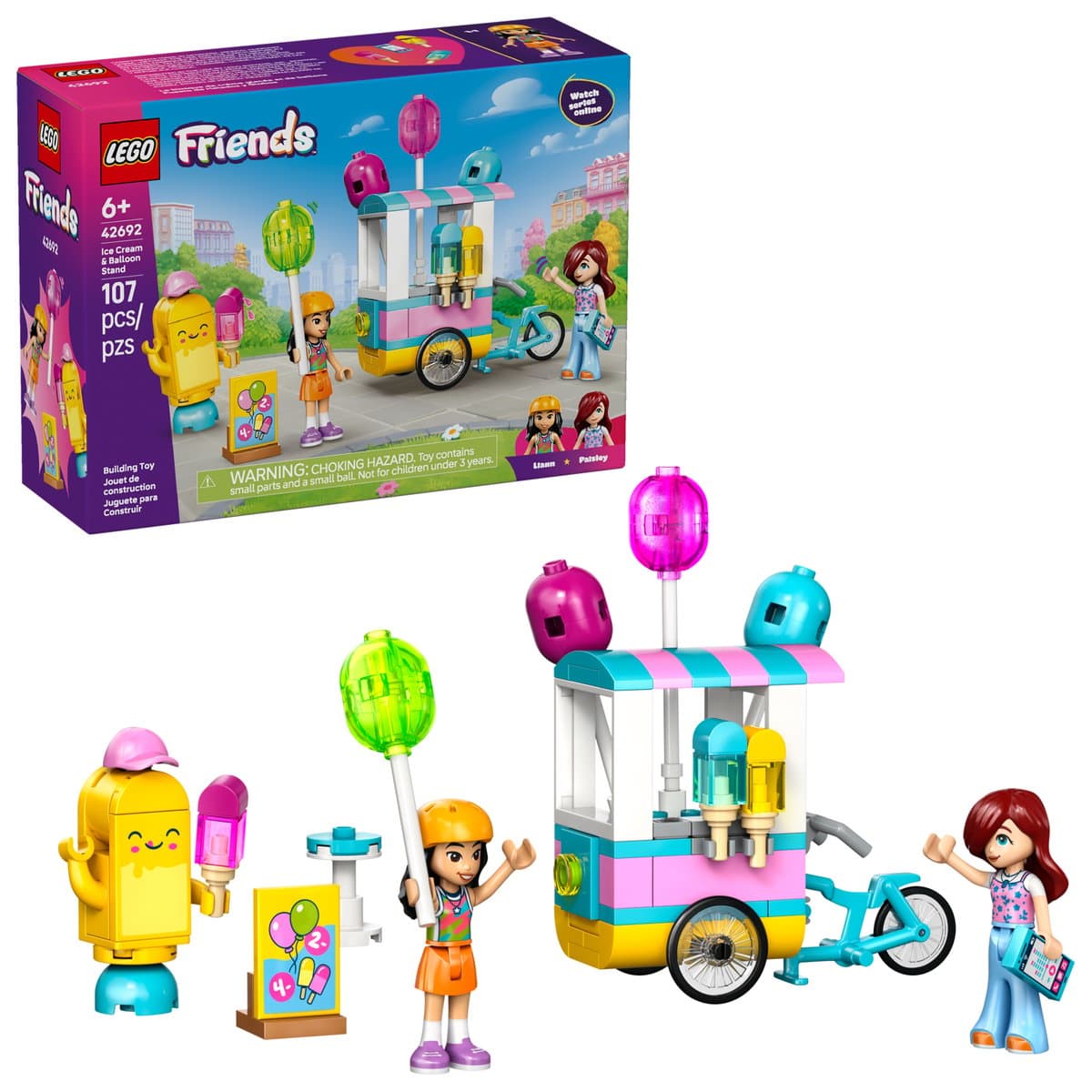 Конструктор "LEGO" Friends Конструктор Ятка з морозивом і повітряними кульками №L42692 — фото 4