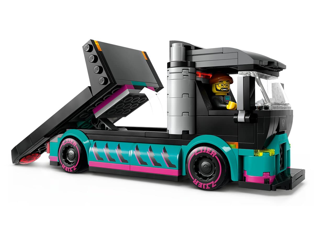Конструктор "LEGO" City Автомобіль для перегонів й автовоз №60406 — фото 12