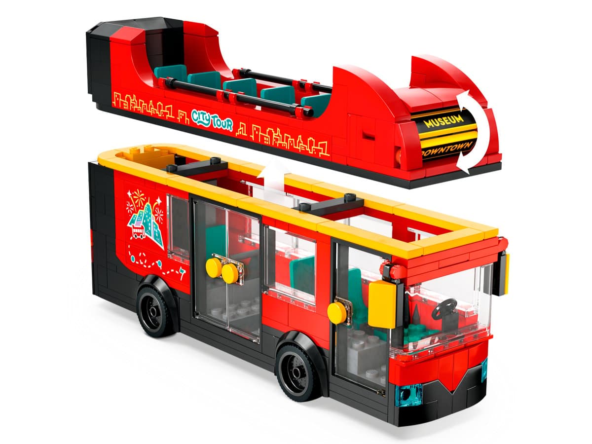 Конструктор "LEGO" City Червоний двоповерховий екскурсійний автобус №60407 — фото 8
