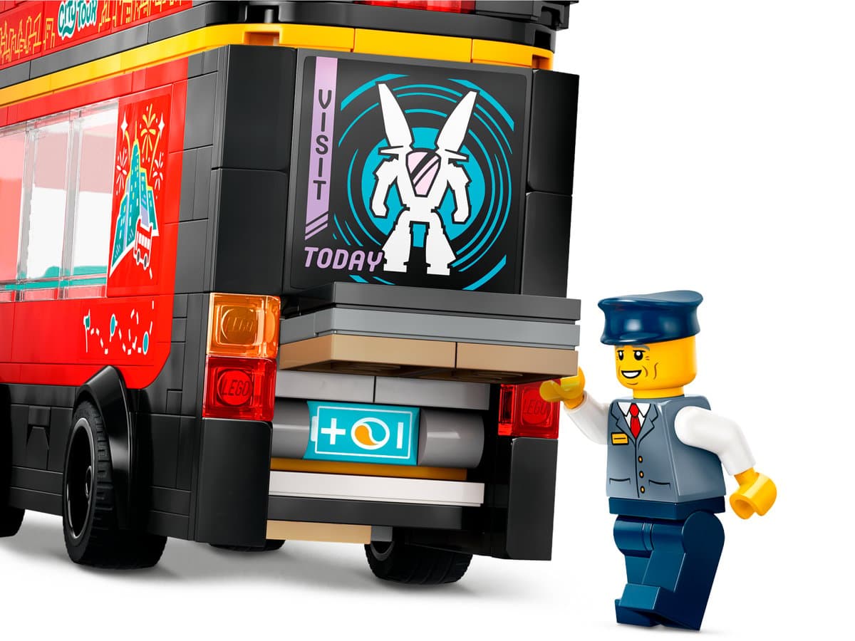 Конструктор "LEGO" City Червоний двоповерховий екскурсійний автобус №60407 — фото 9