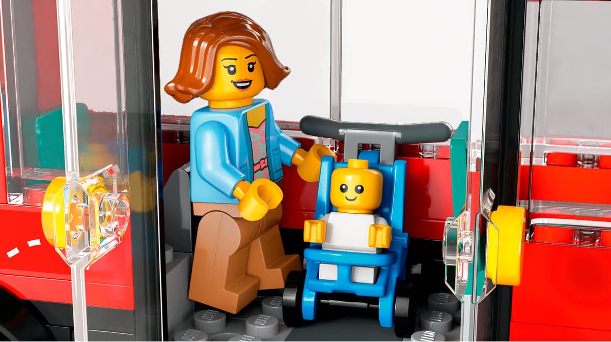 Конструктор "LEGO" City Червоний двоповерховий екскурсійний автобус №60407 — фото 10