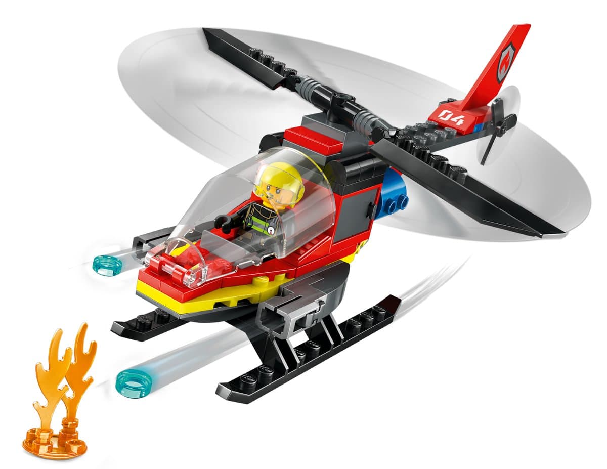 Конструктор "LEGO" City Пожежний рятувальний гелікоптер №60411 — фото 14