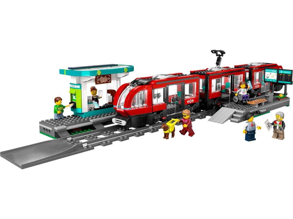 Конструктор "LEGO" City Трамвай і вокзал у центрі міста №60423 — фото 3
