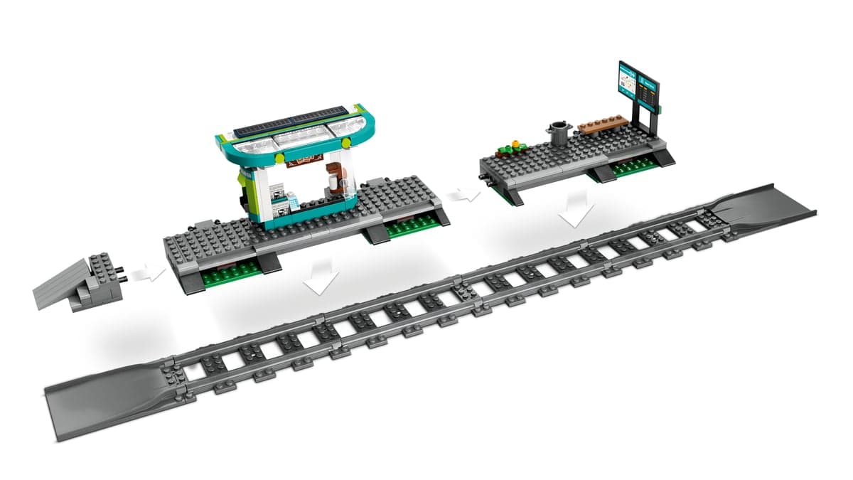 Конструктор "LEGO" City Трамвай і вокзал у центрі міста №60423 — фото 6