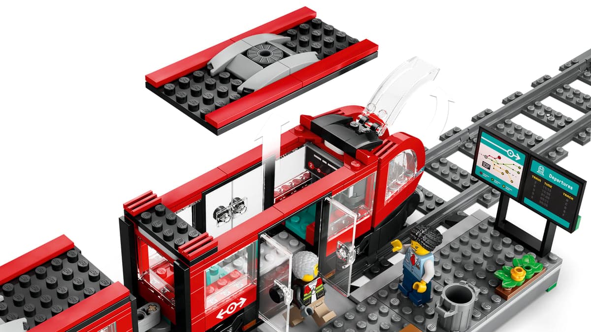 Конструктор "LEGO" City Трамвай і вокзал у центрі міста №60423 — фото 7