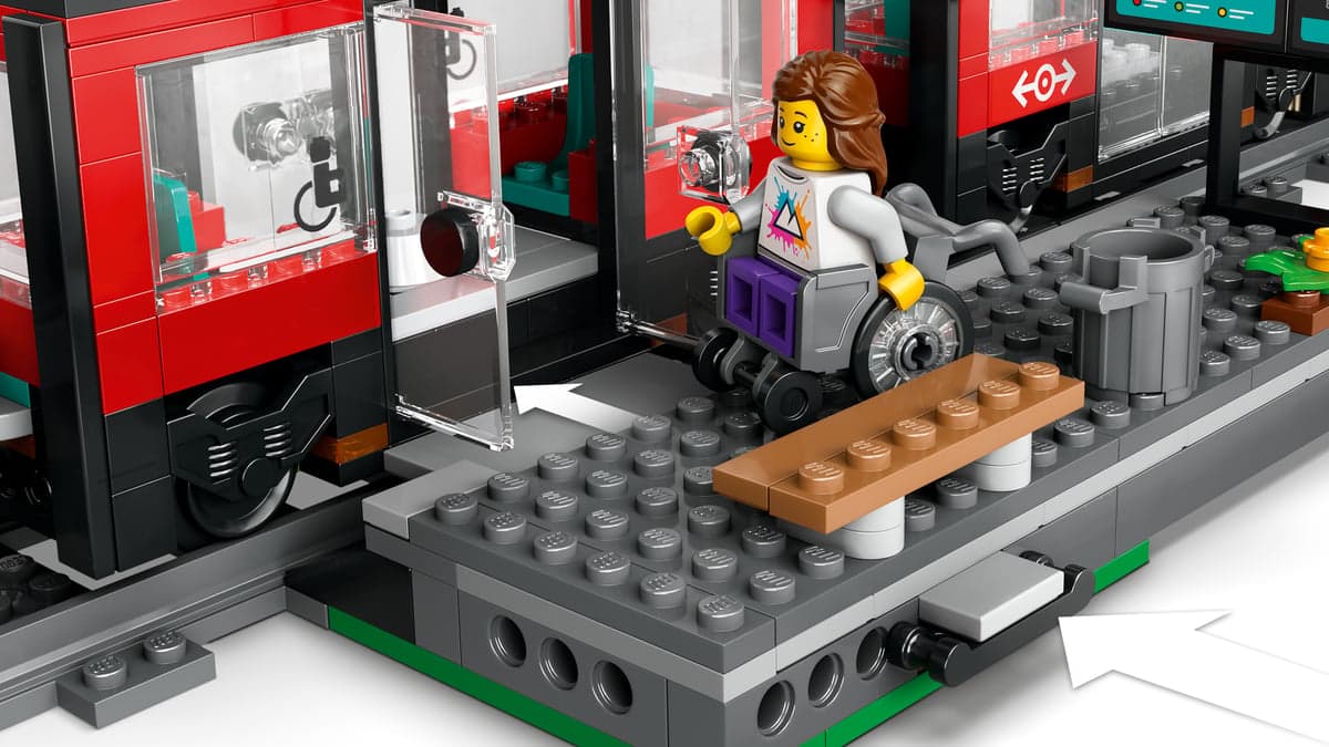 Конструктор "LEGO" City Трамвай і вокзал у центрі міста №60423 — фото 8