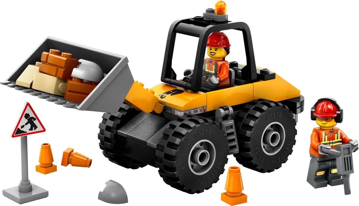 Конструктор "LEGO" City Жовтий будівельний автонавантажувач №60450 — фото 3