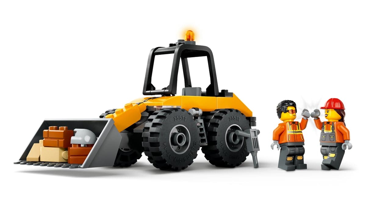 Конструктор "LEGO" City Жовтий будівельний автонавантажувач №60450 — фото 5