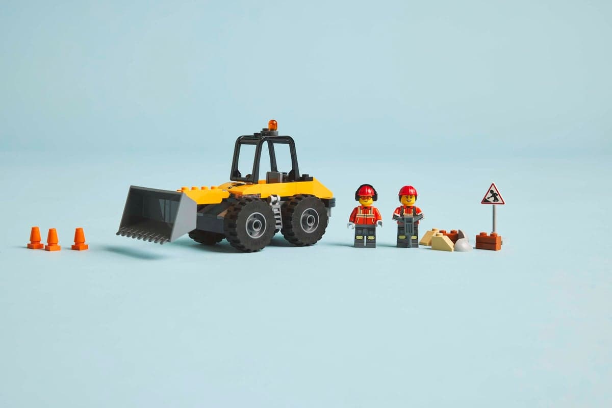 Конструктор "LEGO" City Жовтий будівельний автонавантажувач №60450 — фото 8