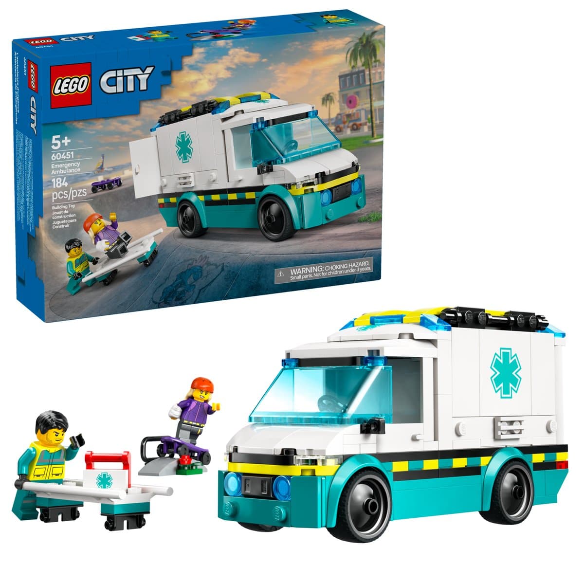 Конструктор "LEGO" City Швидка допомога №60451 — фото 4